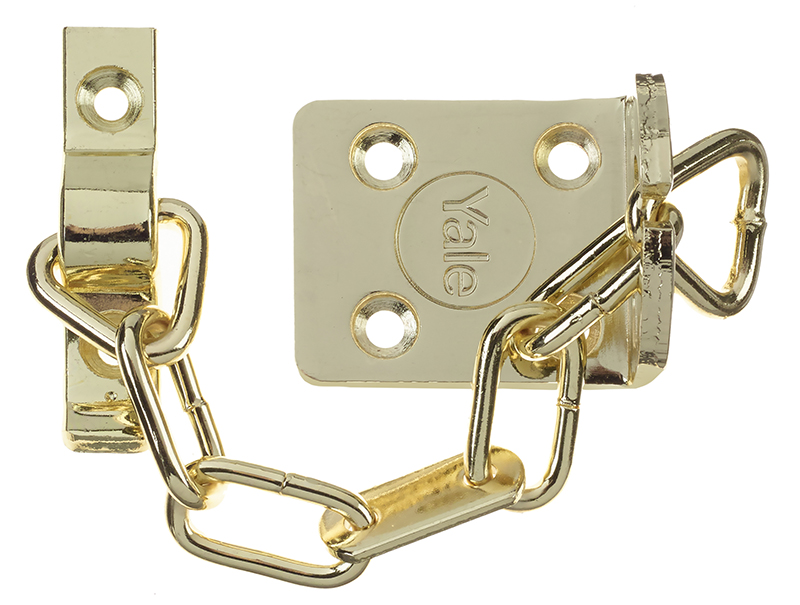 YALVWS6EB - WS6 Security Door Chain - Electro Brass Finish