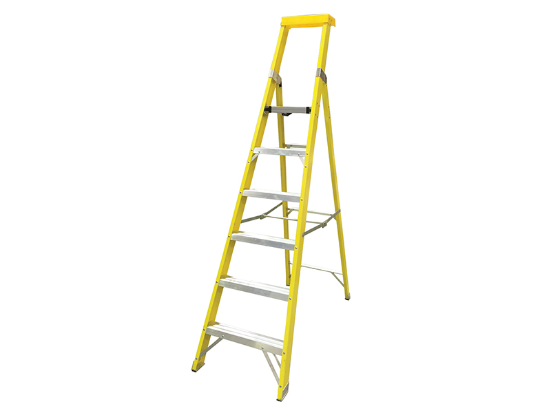 GRP Platform Steps Platform Height 1.41m 6 Rungs