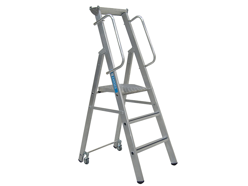 Mobile Mastersteps Platform Height 0.78m 3 Rungs