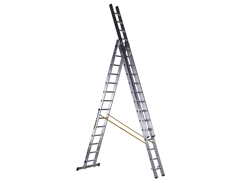 ZAR44844 - D-Rung Combination Ladder 3-Part 3 x 14 Rungs