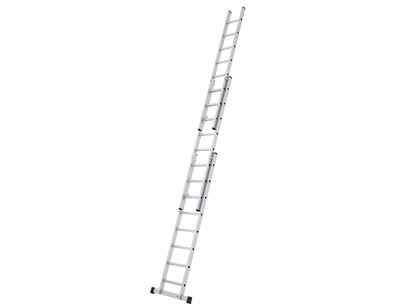 Everest 3DE 3-Part Extension Ladder D-Rungs 3 x 14