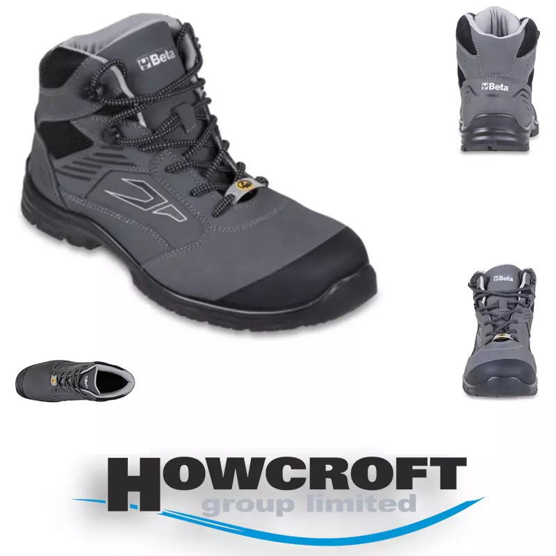 Beta Tools 7218G Water-repellent action nubuck ankle safety boots shoes EU: 35-48