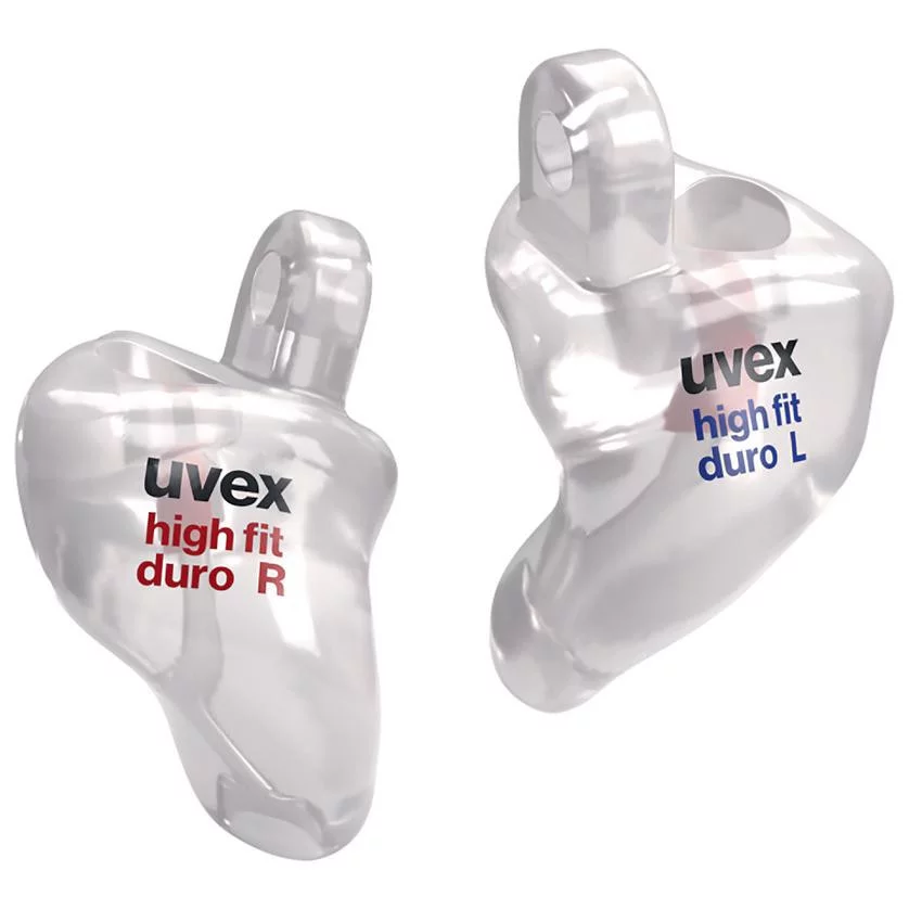 uvex 6170825 high-fit duro otoplastics silicone-free and dimensionally stable