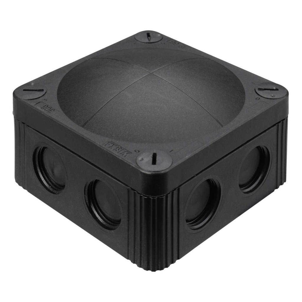Wiska 10110404 - Box Black 85x85x50