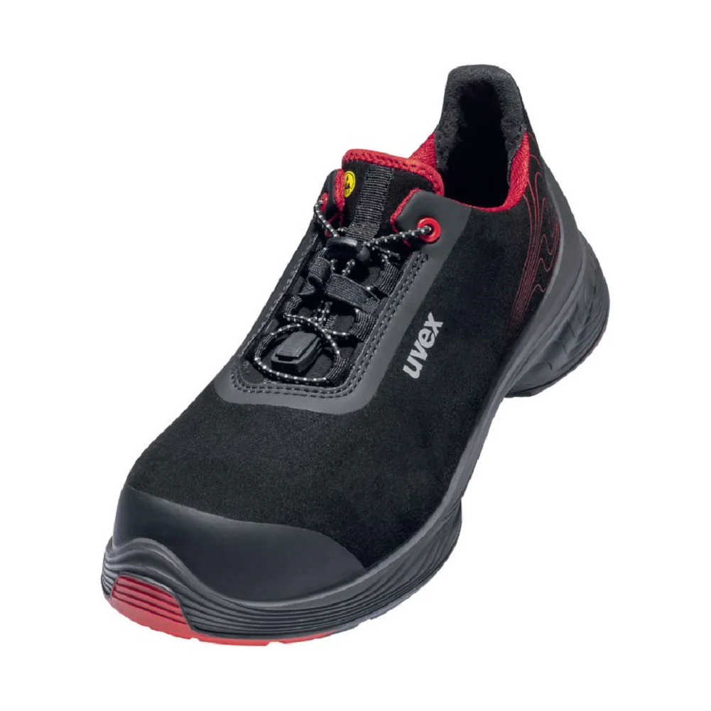 Uvex 6838 - 1 G2 Safety Trainer S3 SRC ESD - Black/Red