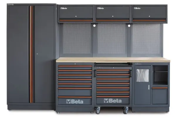Beta C45PRO 2.0 W Workshop furniture combination C45PRO 2.0 (plywood worktop)