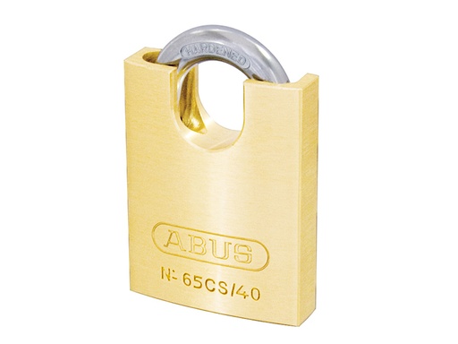 [HIS-164755] ABU6540CSC - 65CS/40mm Brass Padlock Closed Shackle Carded