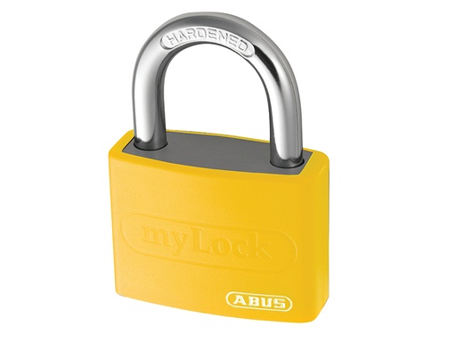 [HIS-164779] ABU65AL40YEL - T65AL/40mm My Lock Aluminium Padlock Yellow