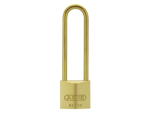 [ABU65MB3070C] 65MB/30mm Solid Brass Padlock 70mm Long Shackle Carded