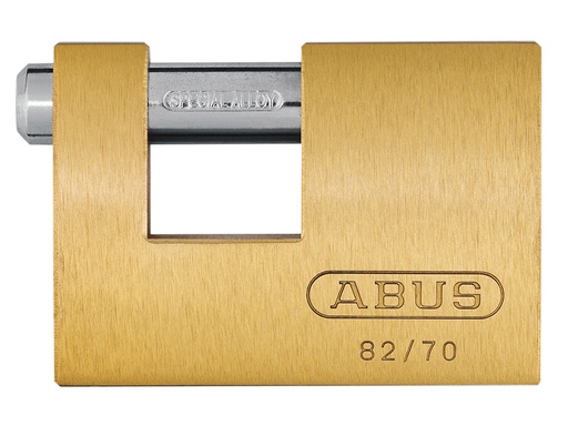 [HIS-164817] ABU8270 - 82/70mm Monoblock Brass Shutter Padlock