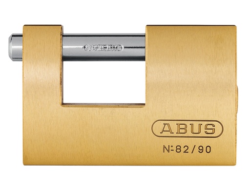 [HIS-164820] ABU8290C - 82/90mm Monoblock Brass Shutter Padlock Carded