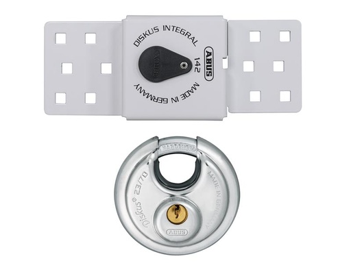 [HIS-164821] ABU82983 - 142 Series Sliding Door Van Lock & 23/70mm Diskus Padlock