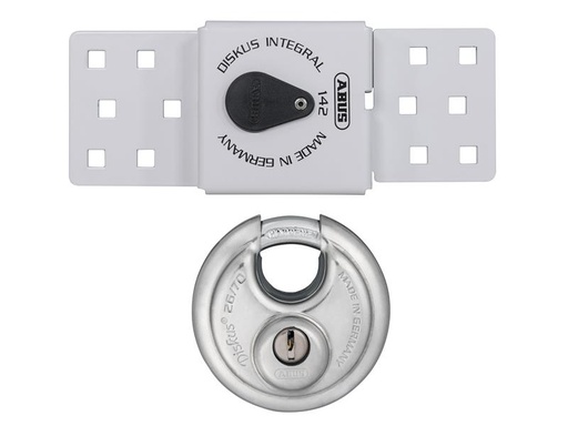 [ABU83978] 142 Series Sliding Door Van Lock & 26/70mm Diskus Padlock