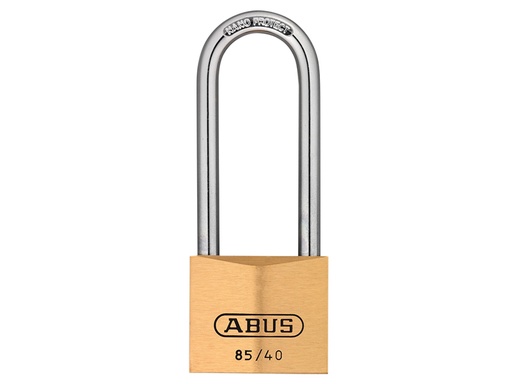 [HIS-164842] ABU8540LSC - 85/40mm Brass Padlock 63mm Long Shackle Carded