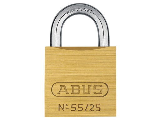[HIS-164925] ABUKA02860 - 55/25mm Brass Padlock Keyed Alike 5251
