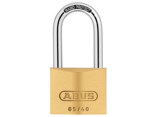 [HIS-164986] ABUKA12639 - 65/40mm Brass Padlock 40mm Long Shackle Keyed Alike 6406