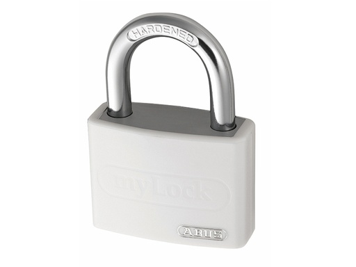 [HIS-165051] ABUKA49947 - T65AL/40mm My Lock Aluminium Padlock White Keyed Alike 6401
