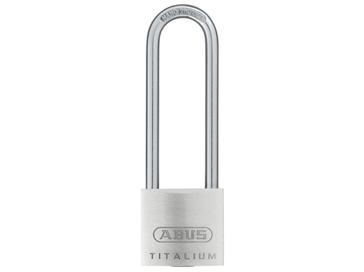 [HIS-165073] ABUKA56193 - 64TI/30mm TITALIUM Padlock 60mm Long Shackle Keyed Alike KA6312