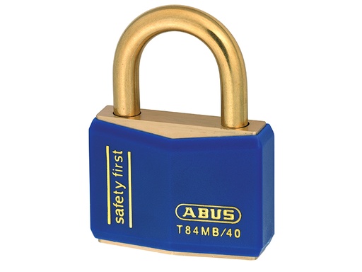 [ABUT8440BLU] T84MB/40mm Blue Rustproof Padlock