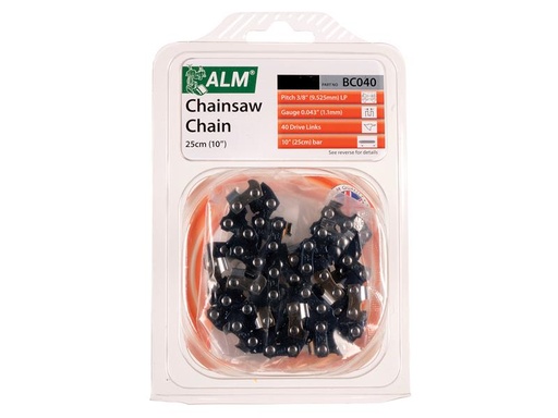 [HIS-165198] ALMBC040 - BC040 Chainsaw Chain 3/8in x 40 links - Fits 25cm Bars
