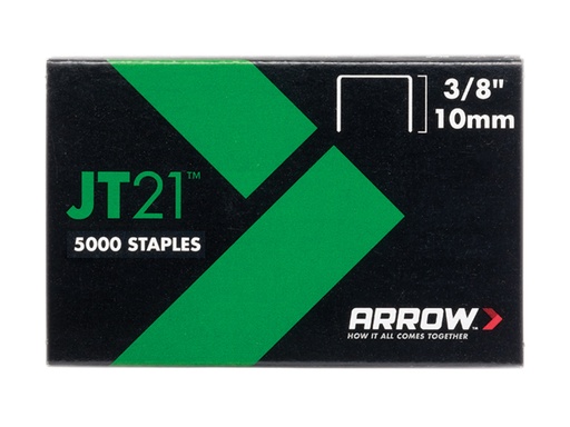 [HIS-165510] ARRJT2138 - JT21 T27 Staples 10mm (3/8in) Box 5000