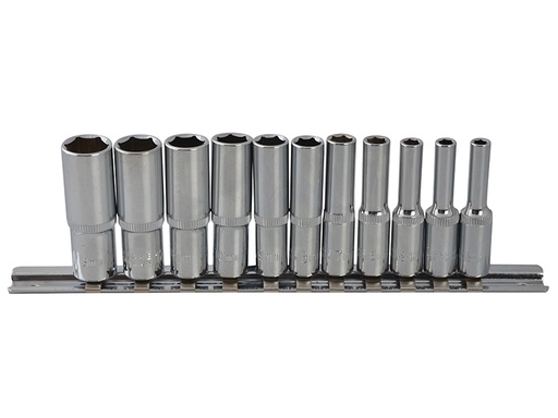 [HIS-165718] B/S01540 - Deep Socket Set of 11 Metric 1/4in Square Drive