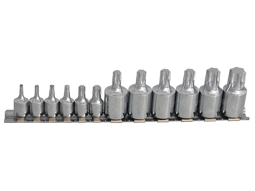 [HIS-165721] B/S01551 - TORX Socket Set of 12 1/4 & 3/8in Square Drive