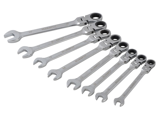 [HIS-165733] B/S04300 - Flexible Head Ratchet Set 8 Piece