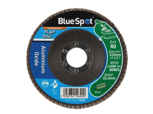 [HIS-165803] B/S19690 - Sanding Flap Disc 115mm 40 Grit