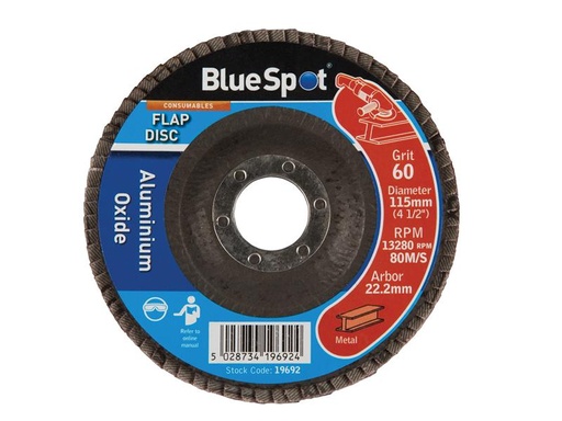 [HIS-165804] B/S19692 - Sanding Flap Disc 115mm 60 Grit