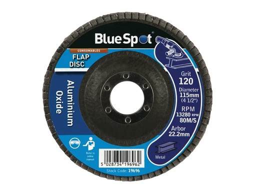 [HIS-165806] B/S19696 - Sanding Flap Disc 115mm 120 Grit