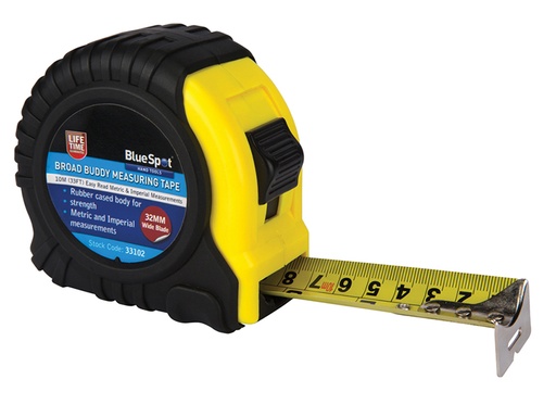 [HIS-165874] B/S33102 - Broad Buddy Pocket Tape 10m/33ft (Width 32mm)