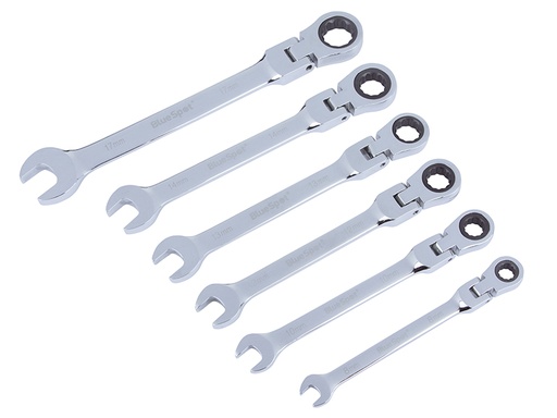 [HIS-165884] B/S4312 - Flexible Head Ratchet Set 6 Piece