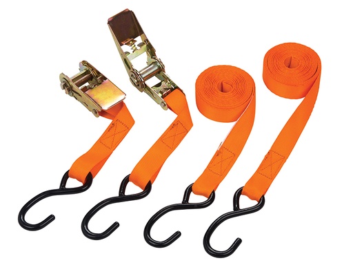 [HIS-165888] B/S45407 - Ratchet Tie-Down Set 25mm x 4.5m