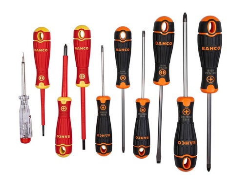 [HIS-166065] BAH219110 - BahcoFit XL Screwdriver Set 10 Piece SL/PH/PZ/TX