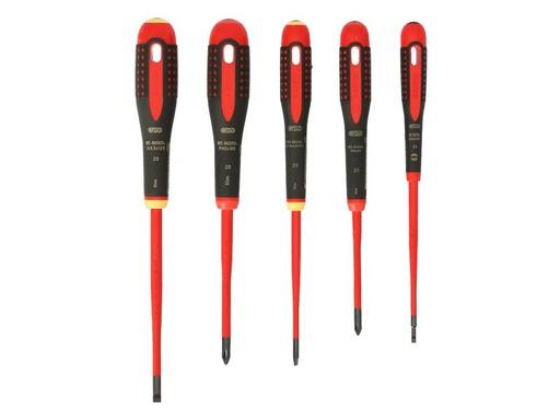 [HIS-166618] BAH9881SL - ERGO Insulated Screwdriver SLIM Set 5 Piece SL/PH