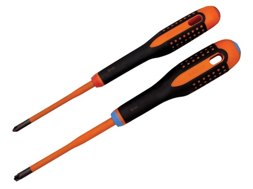 [HIS-166628] BAH9890SL - Insulated ERGO SLIM Combi Screwdriver Twin Pack