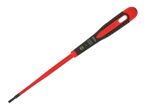 [HIS-166654] BAHBE8220SL - ERGO Slim VDE Insulated Slotted Screwdriver 3.0 x 100mm