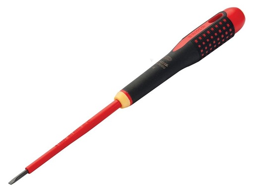[HIS-166655] BAHBE8230SL - ERGO Slim VDE Insulated Slotted Screwdriver 3.5 x 100mm