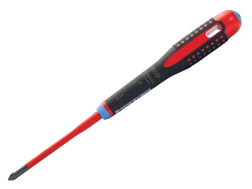 [HIS-166659] BAHBE8810SL - ERGO Slim VDE Insulated Pozidriv Screwdriver PZ1 x 80mm