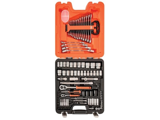 [HIS-166952] BAHS106 - S106 Socket & Spanner Set of 106 AF & Metric 1/4 & 1/2in Drive