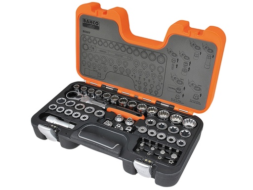 [HIS-166975] BAHS530T - S530T Pass-Through Socket Set of 53 Metric 1/2in Drive