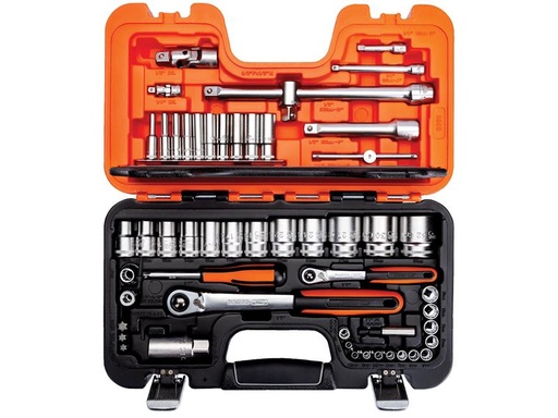 [HIS-166976] BAHS560 - S560 Socket Set of 56 Metric 1/4 & 1/2in Drive
