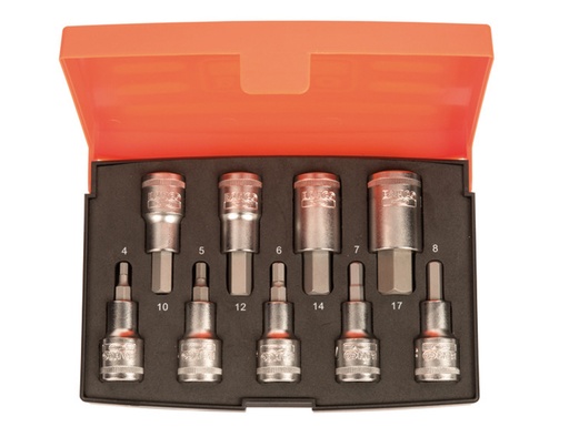 [HIS-166982] BAHS9HEX - S9HEX 1/2in Drive Socket Set of 9 Metric