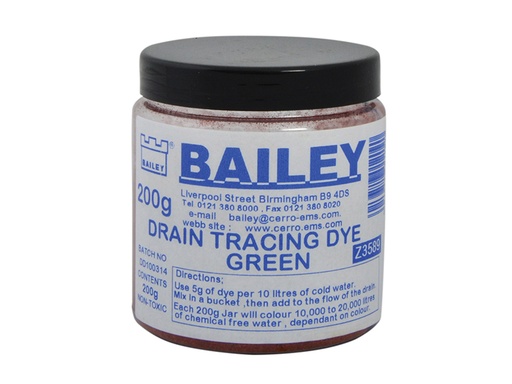 [HIS-167084] BAI3589 - 3589 Drain Tracing Dye - Green