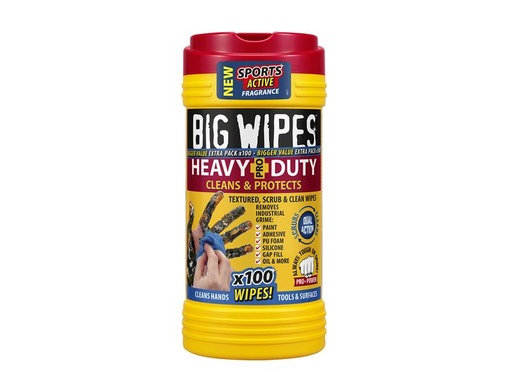 [HIS-167209] BGW2420 - 4x4 Heavy-Duty Cleaning Wipes (Tub 80)