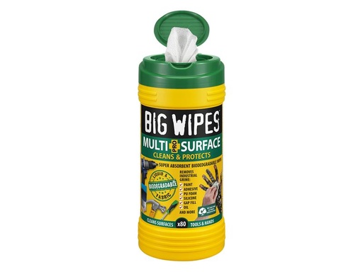 [HIS-167213] BGW2440 - 4x4 Multi-Surface Cleaning Wipes (Tub 80)