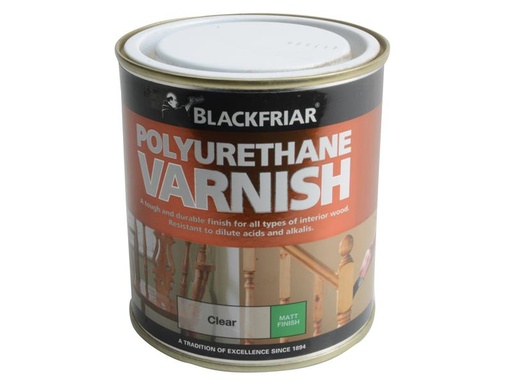 [HIS-167259] BKFPCMV500 - Polyurethane Varnish P101 Clear Matt 500ml