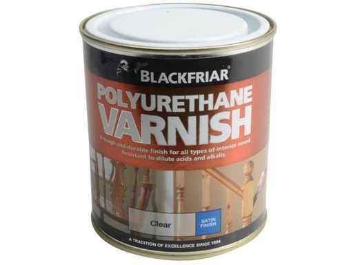 [HIS-167262] BKFPCSV500 - Polyurethane Varnish P100 Clear Satin 500ml