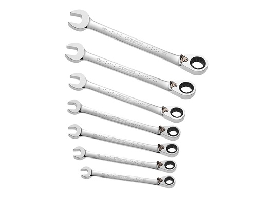 [HIS-167595] BRIE111107B - Ratchet Combination Spanner Set 7 Piece
